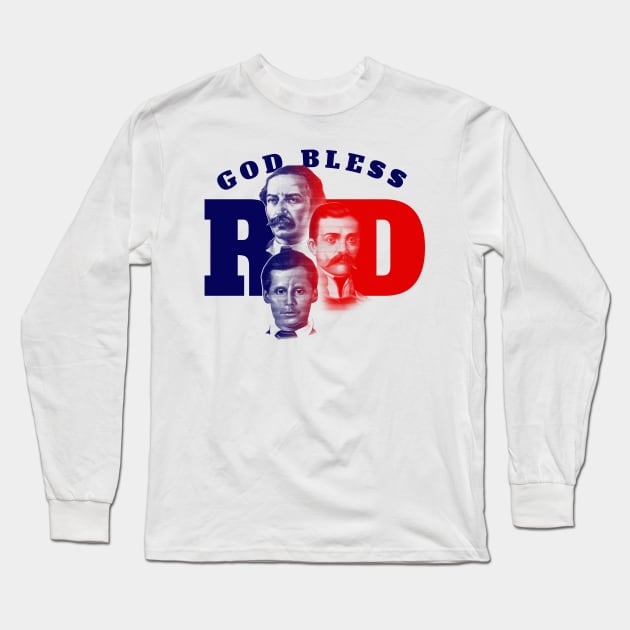 Dominican Republic Long Sleeve T-Shirt by Jrfdesigns